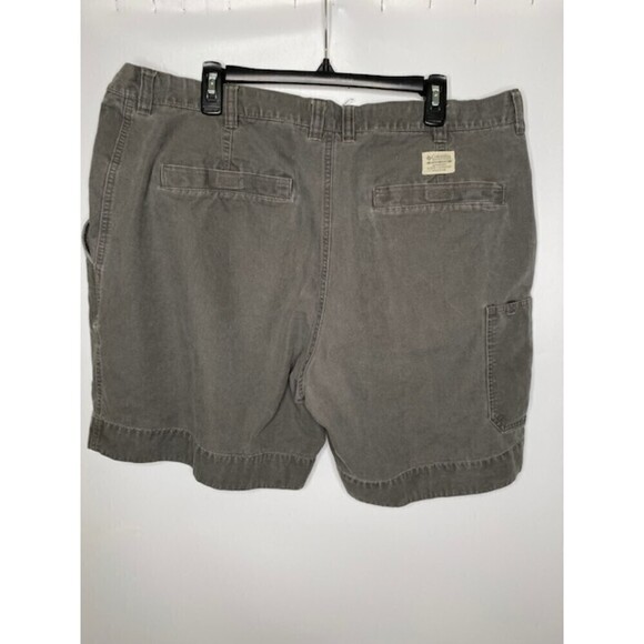 Columbia Mens Gray Shorts Sz 42 100% Cotton EUC - Picture 2 of 4